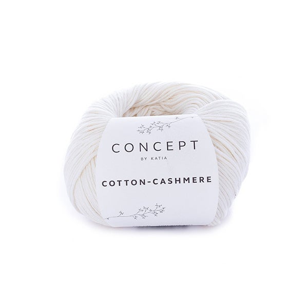 Concept by Katia Cotton-Cashmere 53 luonnonvalkoinen