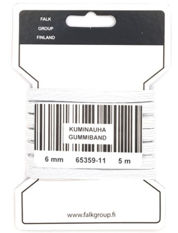 Kuminauha 6 mm 5 metriä